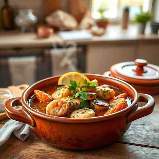 Croatian Brudet - Fish Mediterranean Recipe